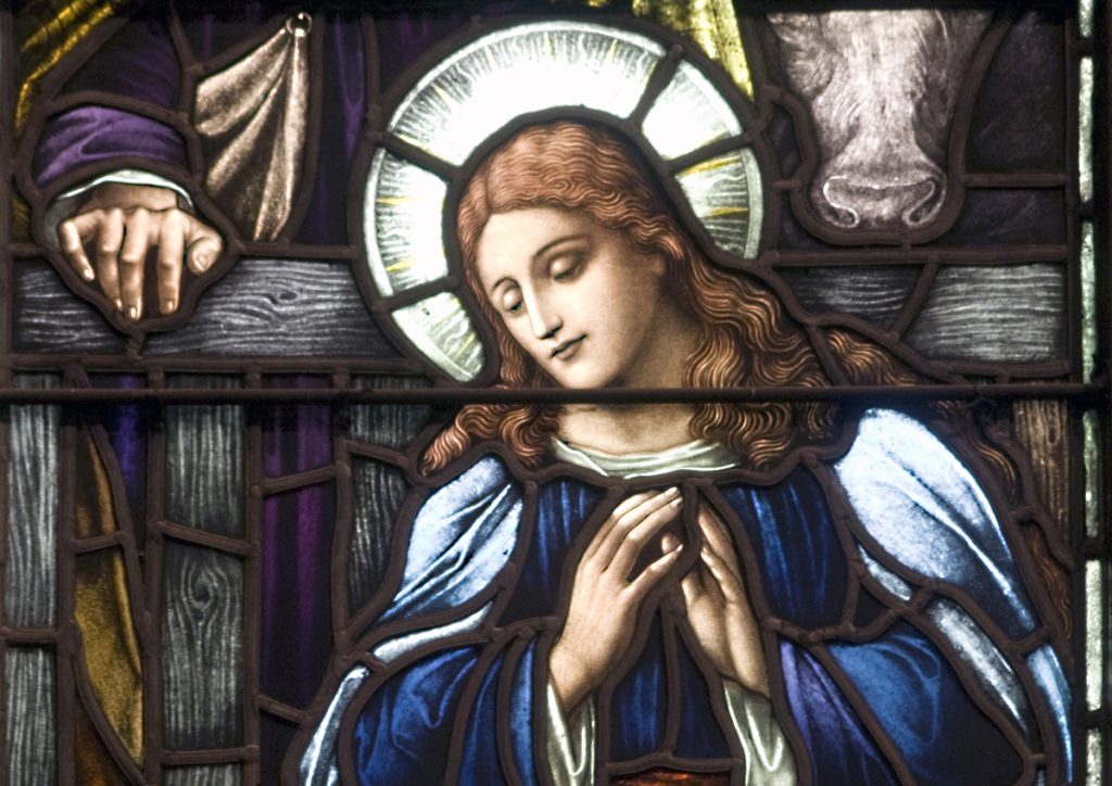 St Mary stained glass window